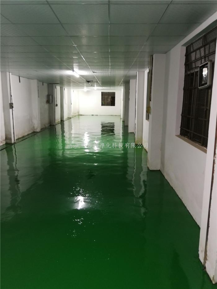 东莞市谢山桥工地施工环氧树脂薄涂（tú）地坪